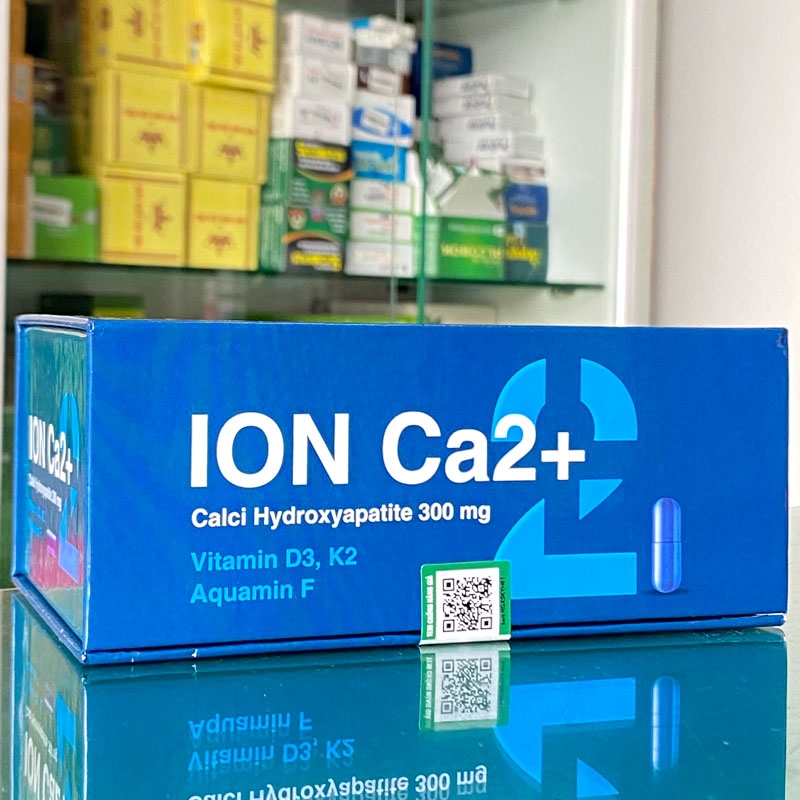 Ion Ca2+: hỗ trợ giảm nguy cơ còi xương và phát triển chiều cao cho trẻ ( hộp 30 Viên)