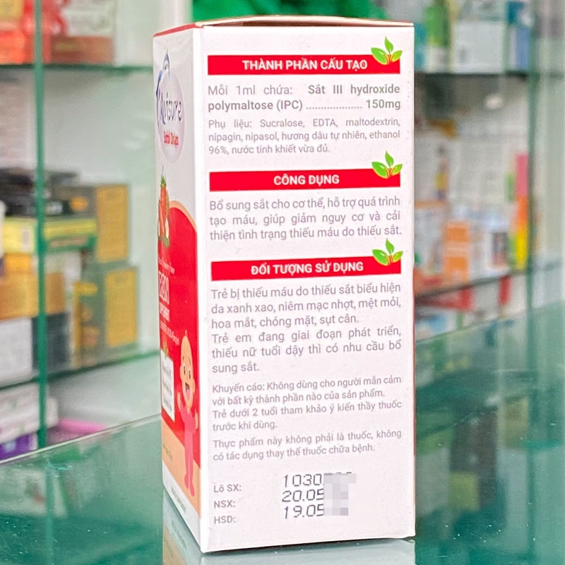 Avisure Safoli Drops: hỗ trợ bổ sung sắt, ngăn ngừa bệnh thiếu máu do thiếu sắt