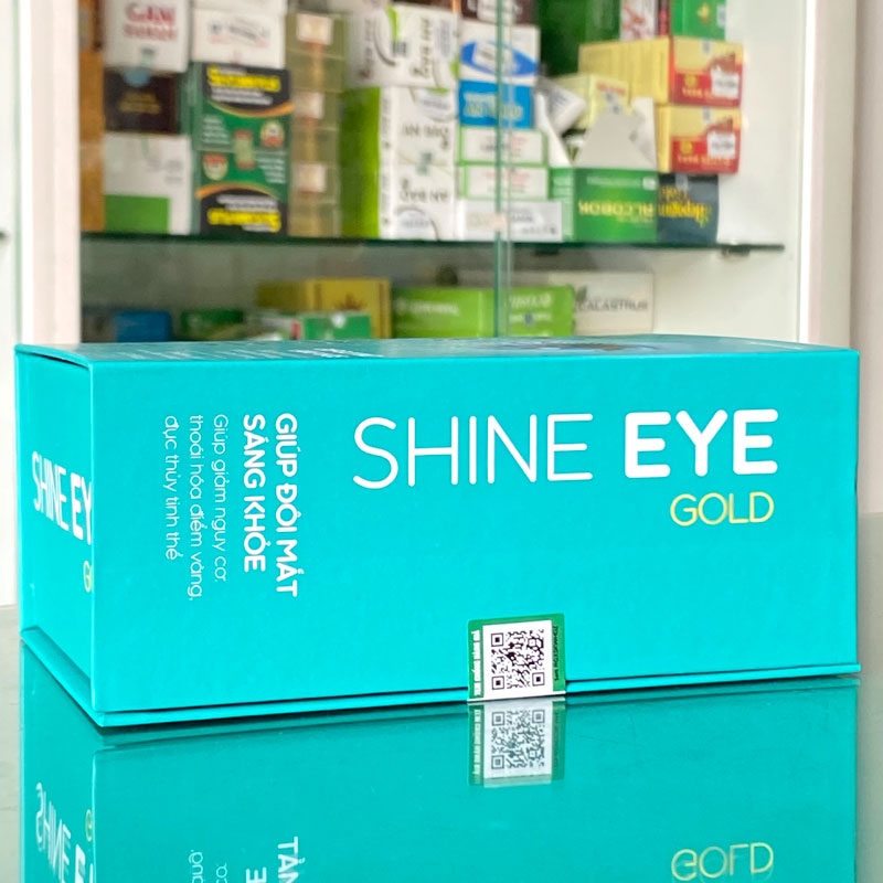 Shine Eye Gold: hỗ trợ giảm nguy cơ thoái hóa điểm vàng, đục thủy tinh thể