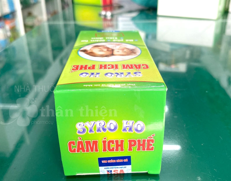 Siro Ho Cảm Ích Phế: hỗ trợ bổ phế, giảm ho, tiêu đờm, thông thoáng đường thở