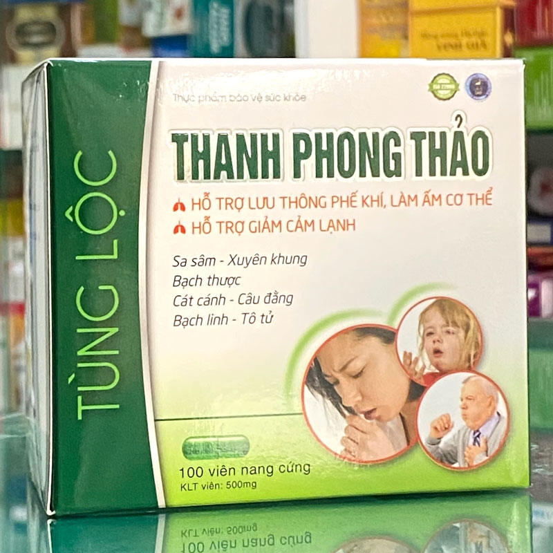 Thanh Phong Thảo: hỗ trợ giúp lưu thông phế khí, làm ấm cơ thể, giảm cảm lạnh