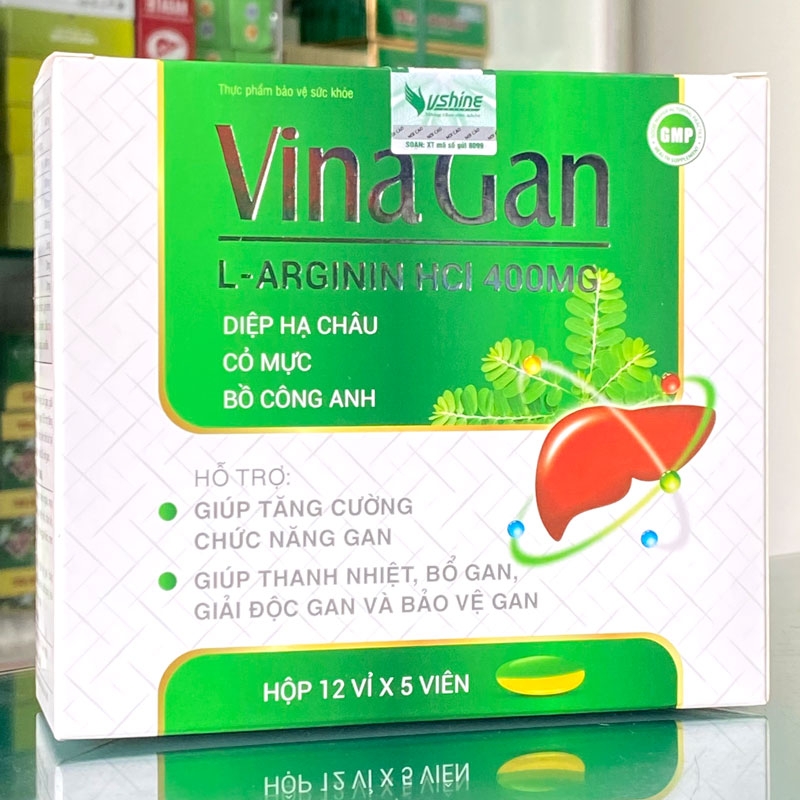 Vina Gan, hỗ trợ thanh nhiệt,hỗ trợ bổ gan, hỗ trợ giải độc gan