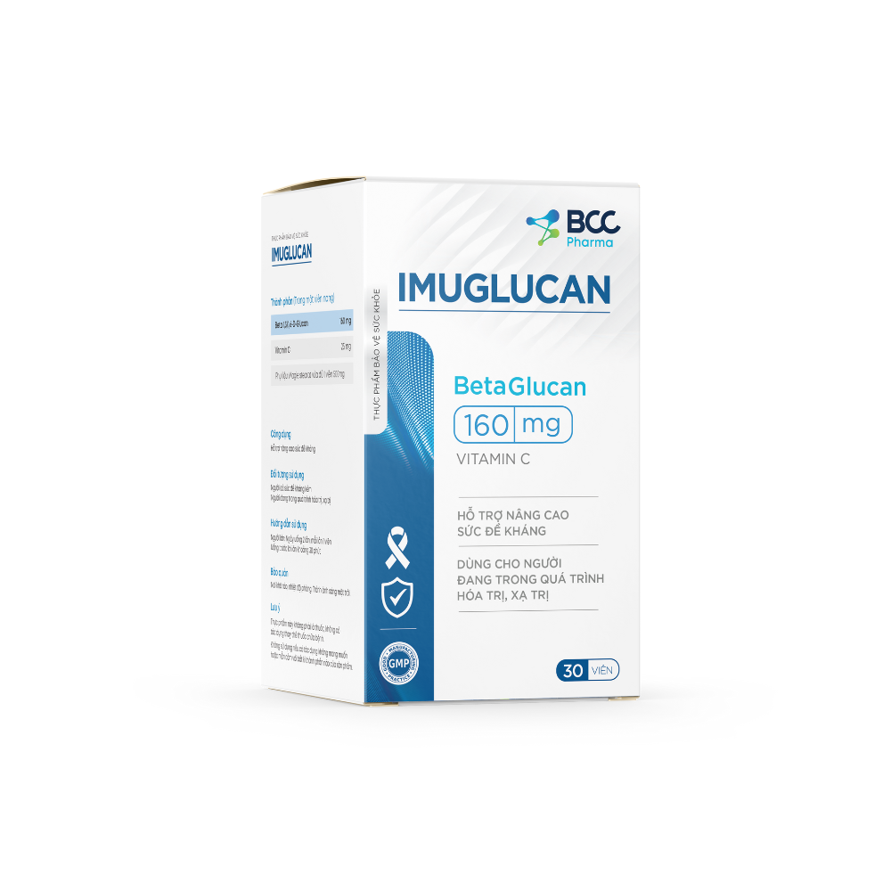 TPBVSK: Imuglucan – tăng miễn dịch vượt trội cho bệnh nhân UNG THƯ – HOÁ TRỊ – XẠ TRỊ