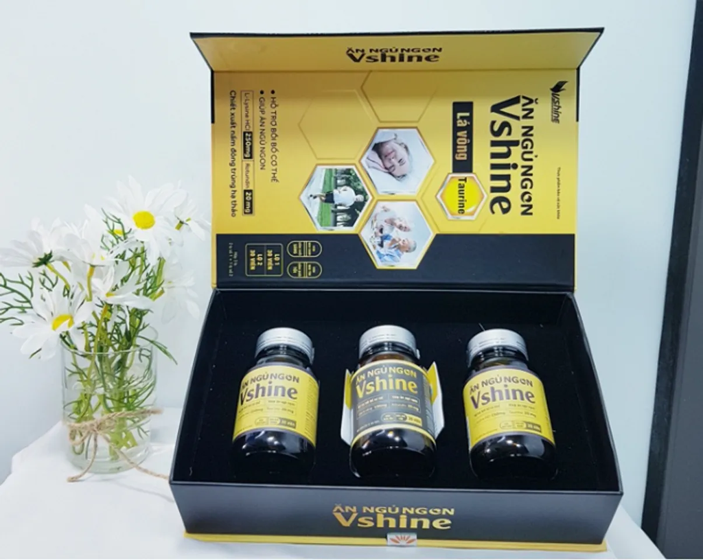 Viên uống hỗ trợ bồi bổ sức khỏe, ăn ngủ ngon Vshine