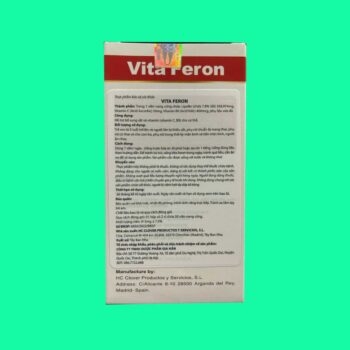 Vita Feron: bổ sung sắt và acid folic