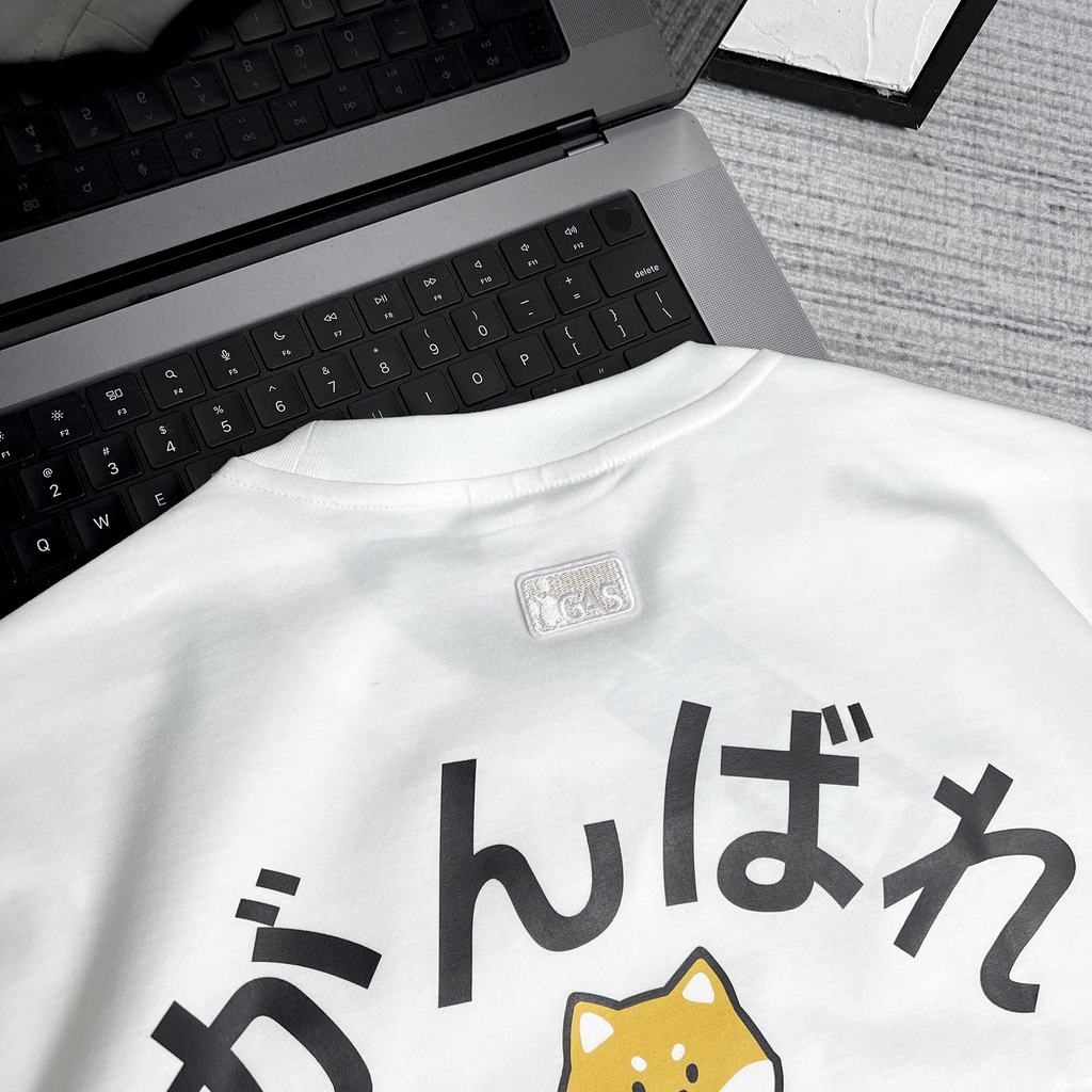 Áo Thun Gasi Trắng 3 chú Chó