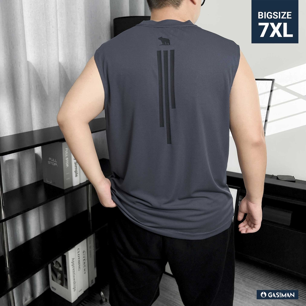 Áo thun ba lỗ Training Xám