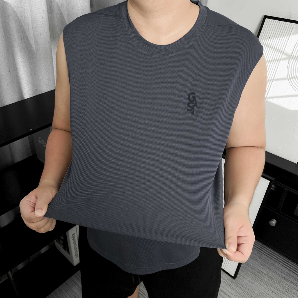 Áo thun ba lỗ Training Xám