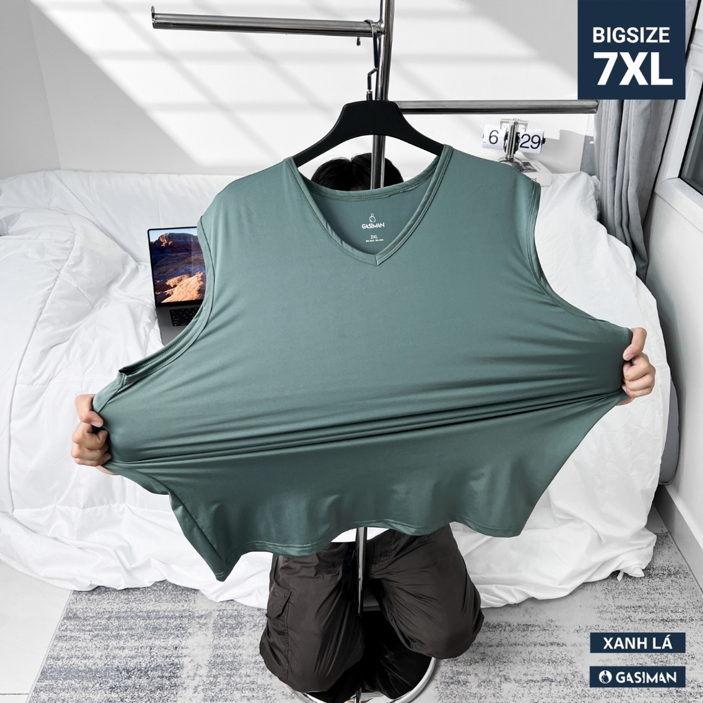 Áo Ba lỗ Bigsize trơn Xanh lá