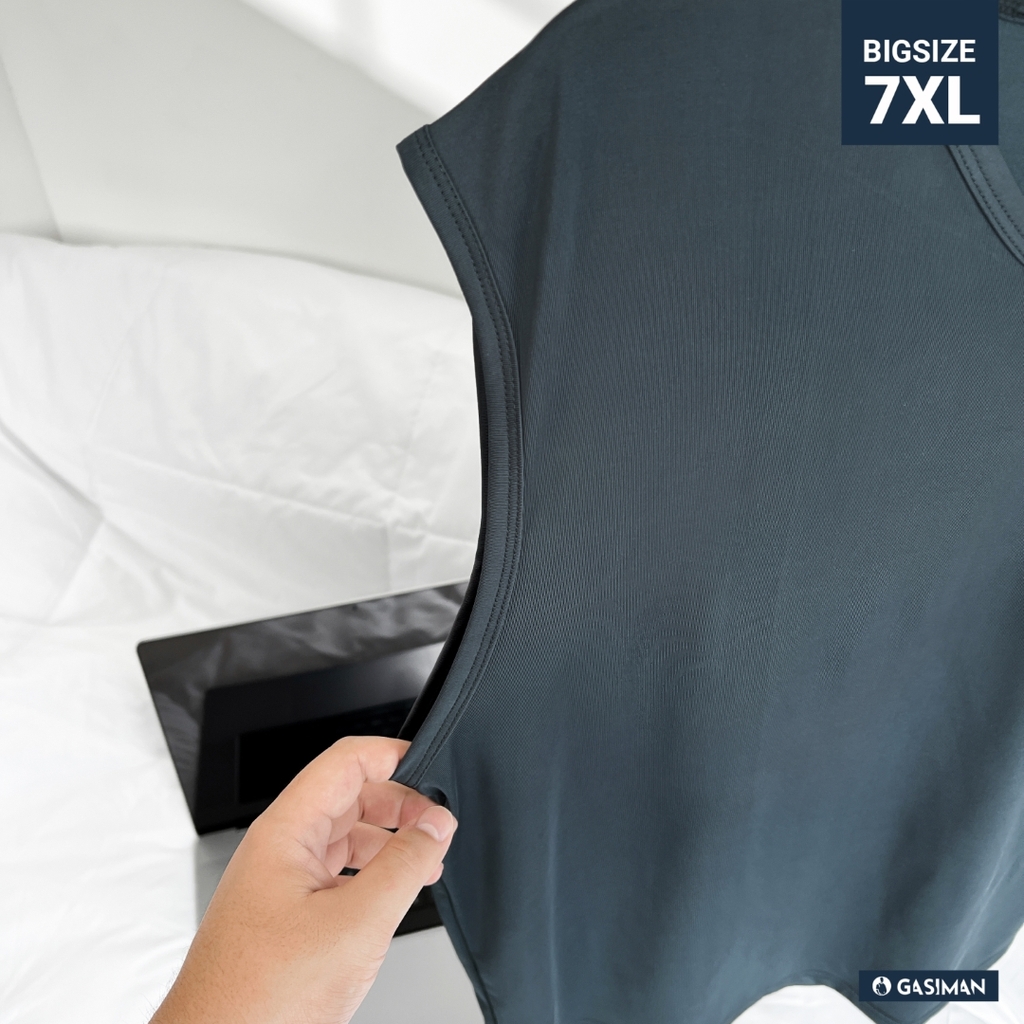 Áo Ba lỗ Bigsize trơn Xám