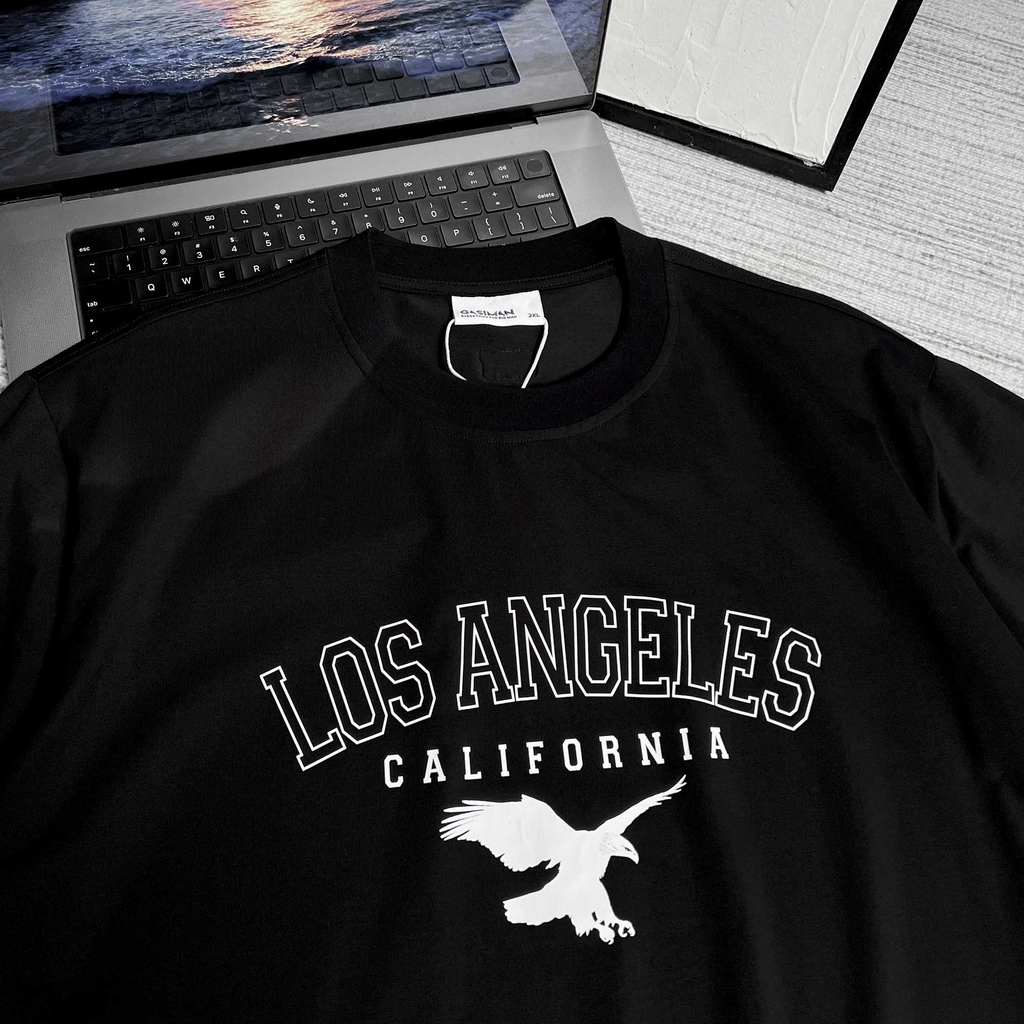 Áo thun Gasi Đen Đại Bàng