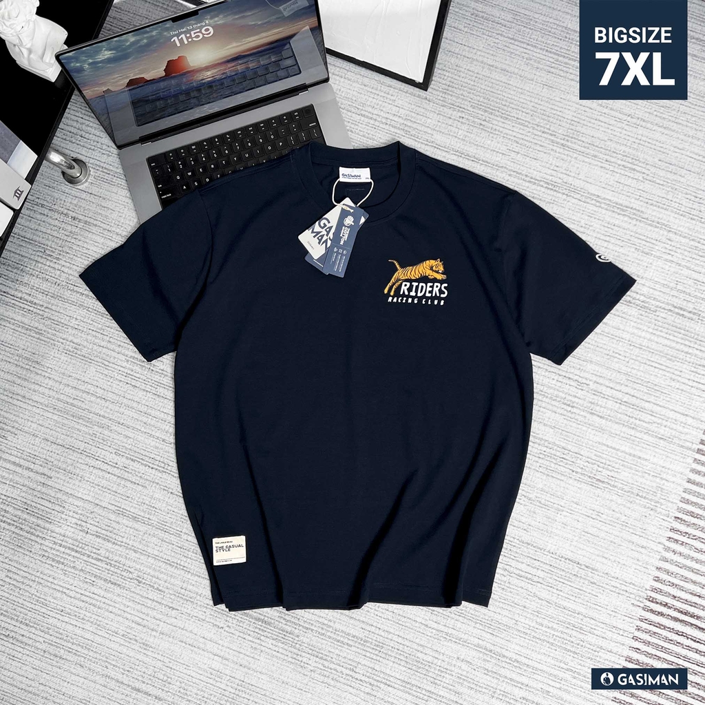 Áo thun Gasi Xanh đen Hổ hoang dã