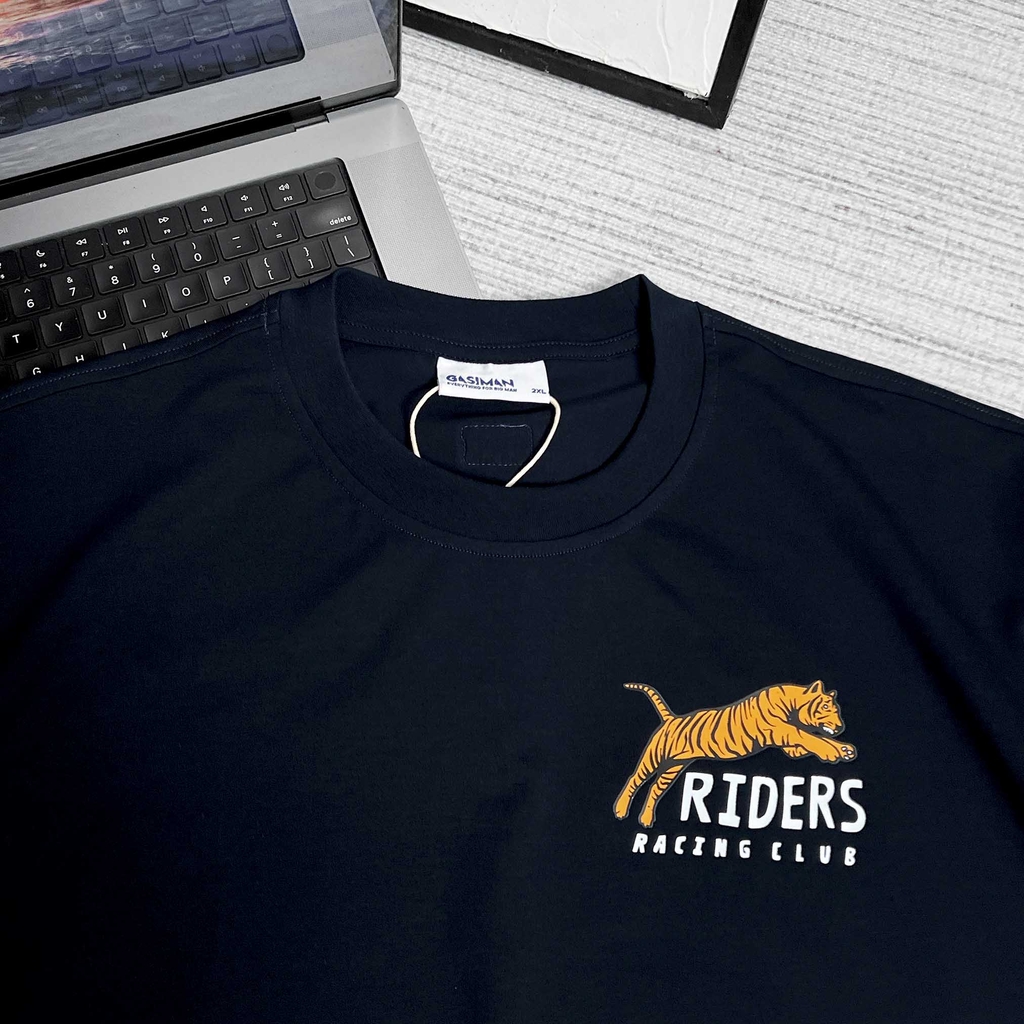 Áo thun Gasi Xanh đen Hổ hoang dã