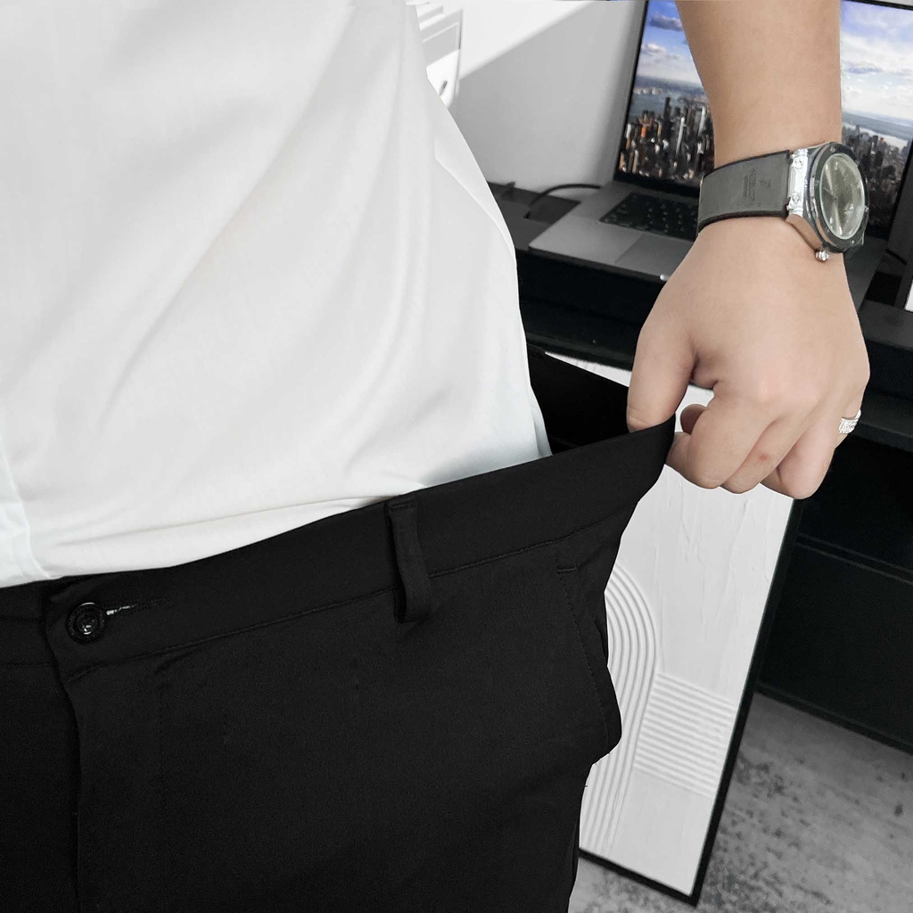 Quần Tây Bigsize G2 Co giãn 4 chiều Màu Đen