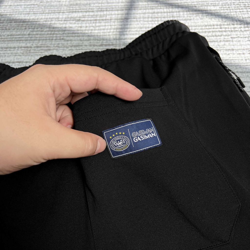 Quần Thun ngắn Big size Xẻ tà Túi zip
