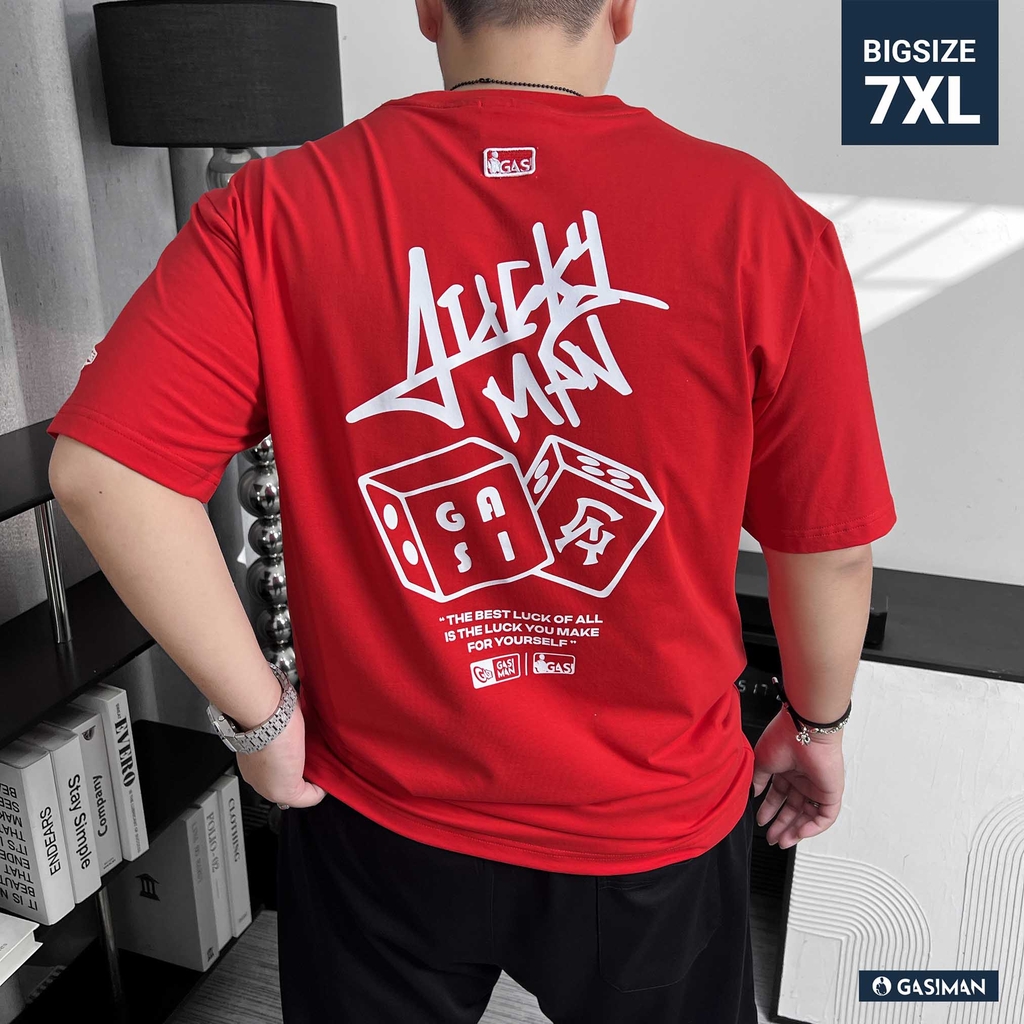 Áo Thun GASI Đỏ In Xúc Sắc