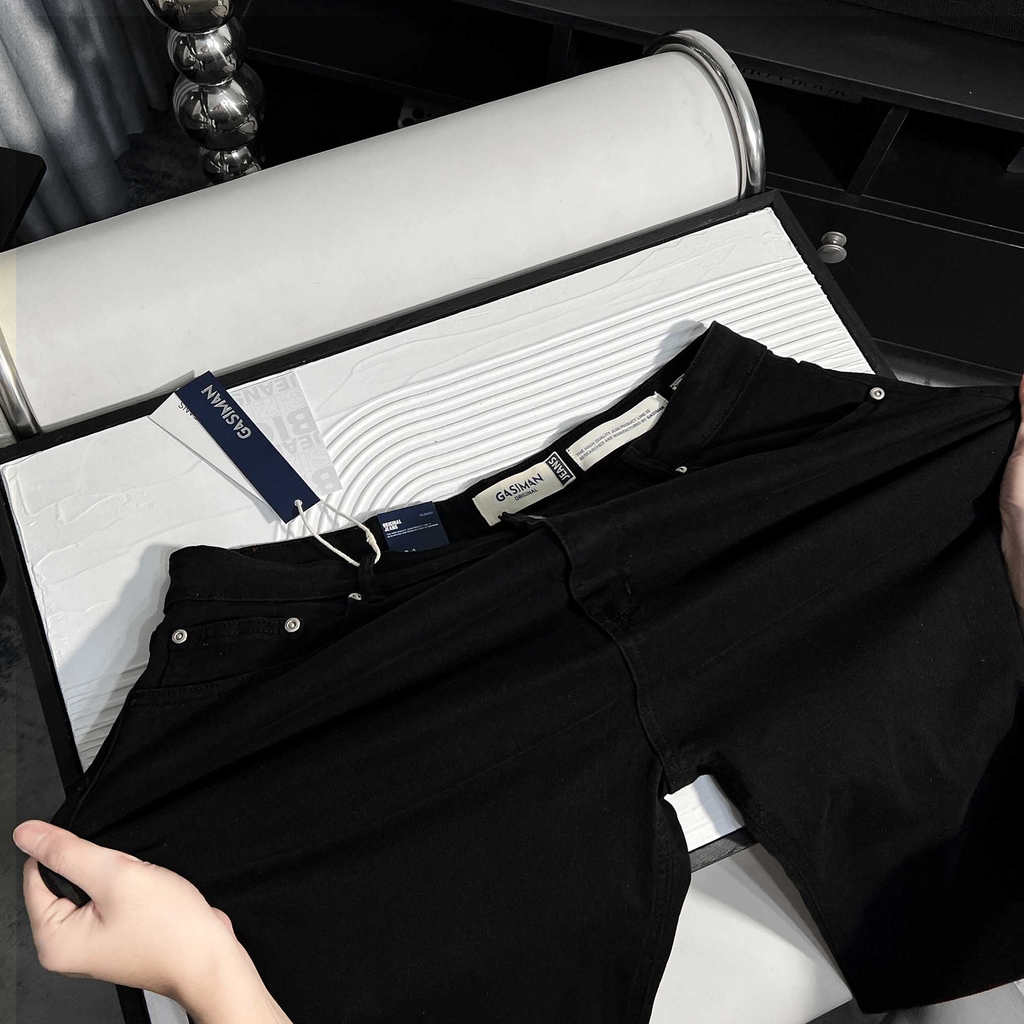 Quần dài Jean Bigsize Basic trơn Màu Đen