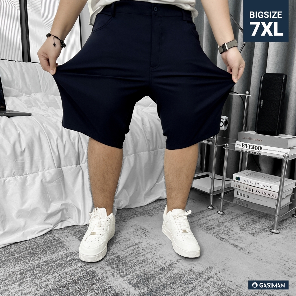 Quần Ngắn Kaki Bigsize Màu Xanh đen Co giãn