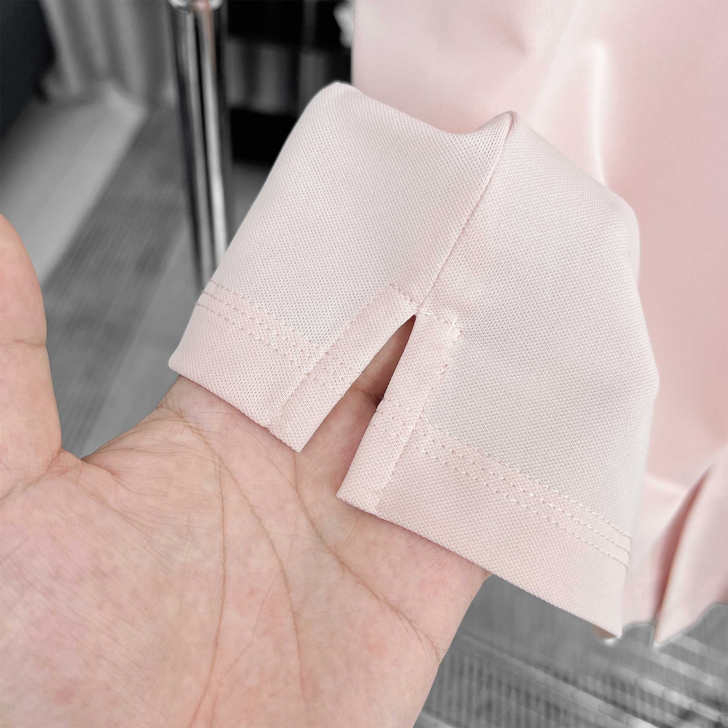 Áo Sơ Mi Bigsize Nano Co Giãn 4 Chiều Màu Hồng
