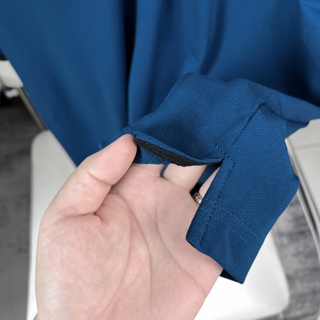 Áo Polo Bigsize Phối Xanh dương - Đen