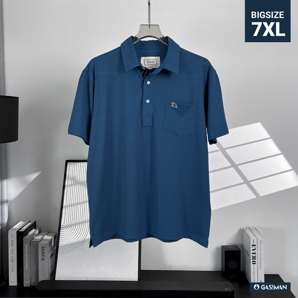 Áo polo có túi Classy xanh bích