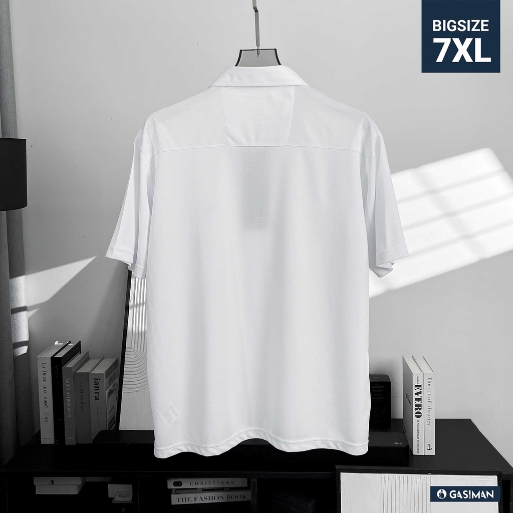 Polo Bigsize Thể Thao Trắng Trụ viền