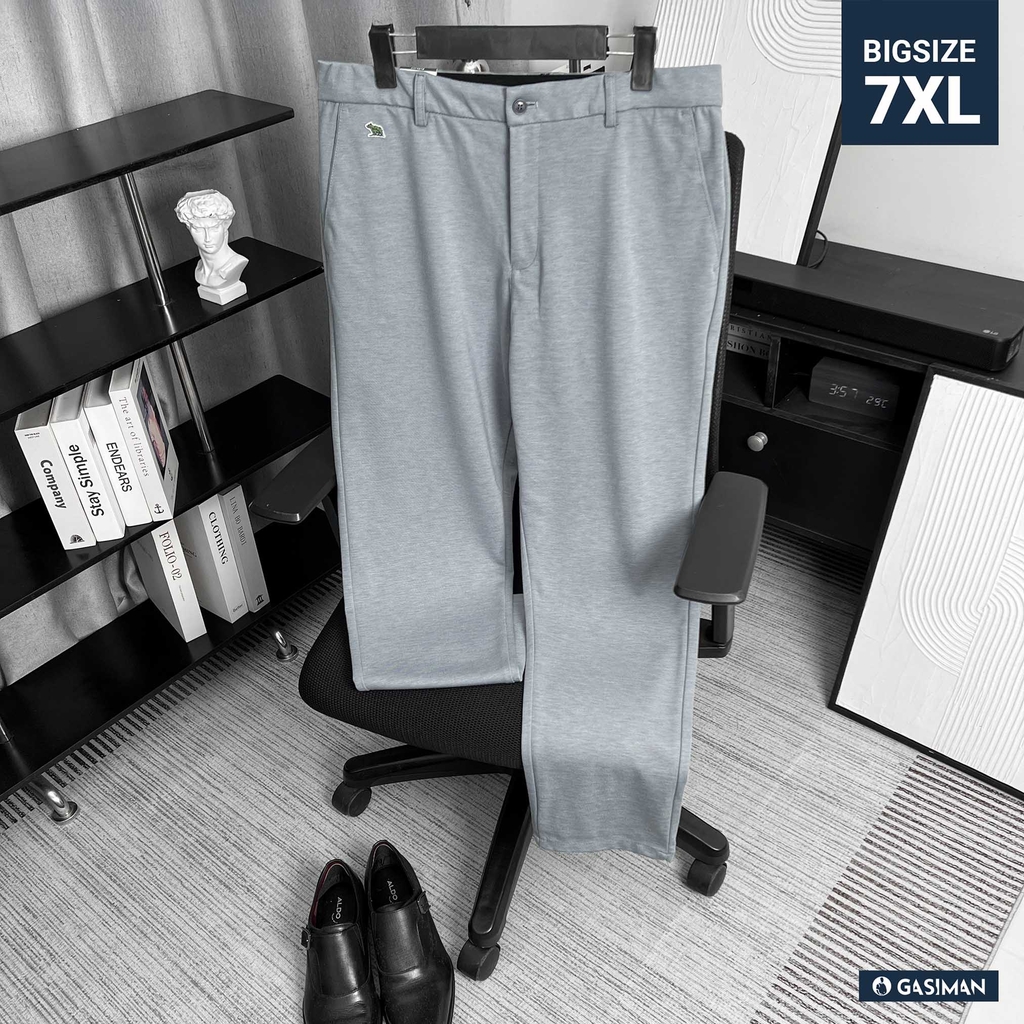 Quần Tây Hàn Quốc Co Giãn 4 Chiều Xám Nhạt