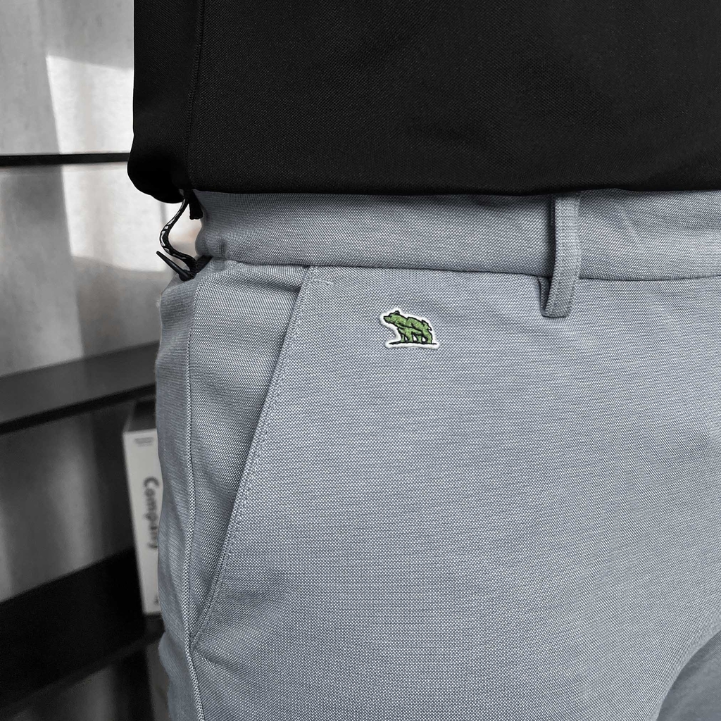 Quần Tây Hàn Quốc Co Giãn 4 Chiều Xám Nhạt