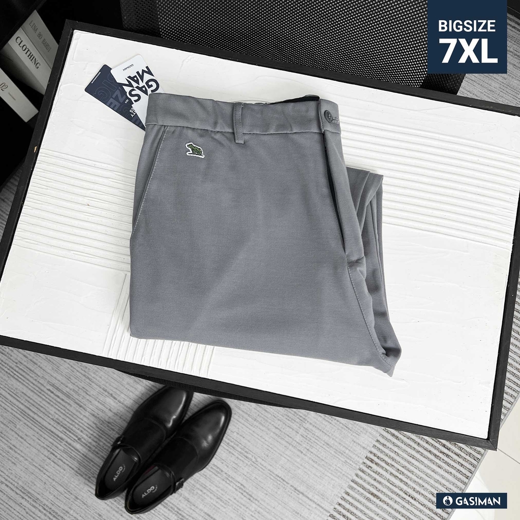 Quần Tây Hàn Quốc Co Giãn 4 Chiều Xám Đậm