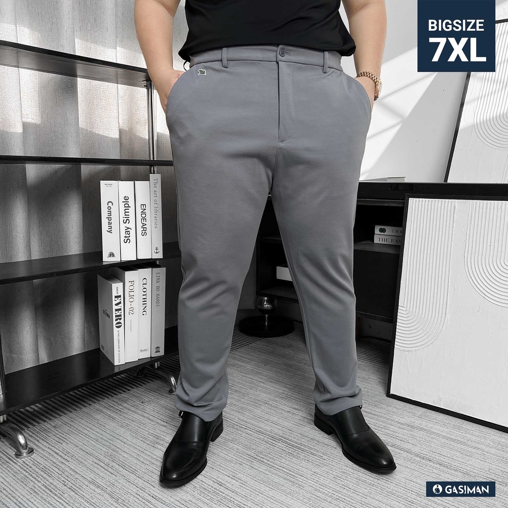 Quần Tây Hàn Quốc Co Giãn 4 Chiều Xám Đậm