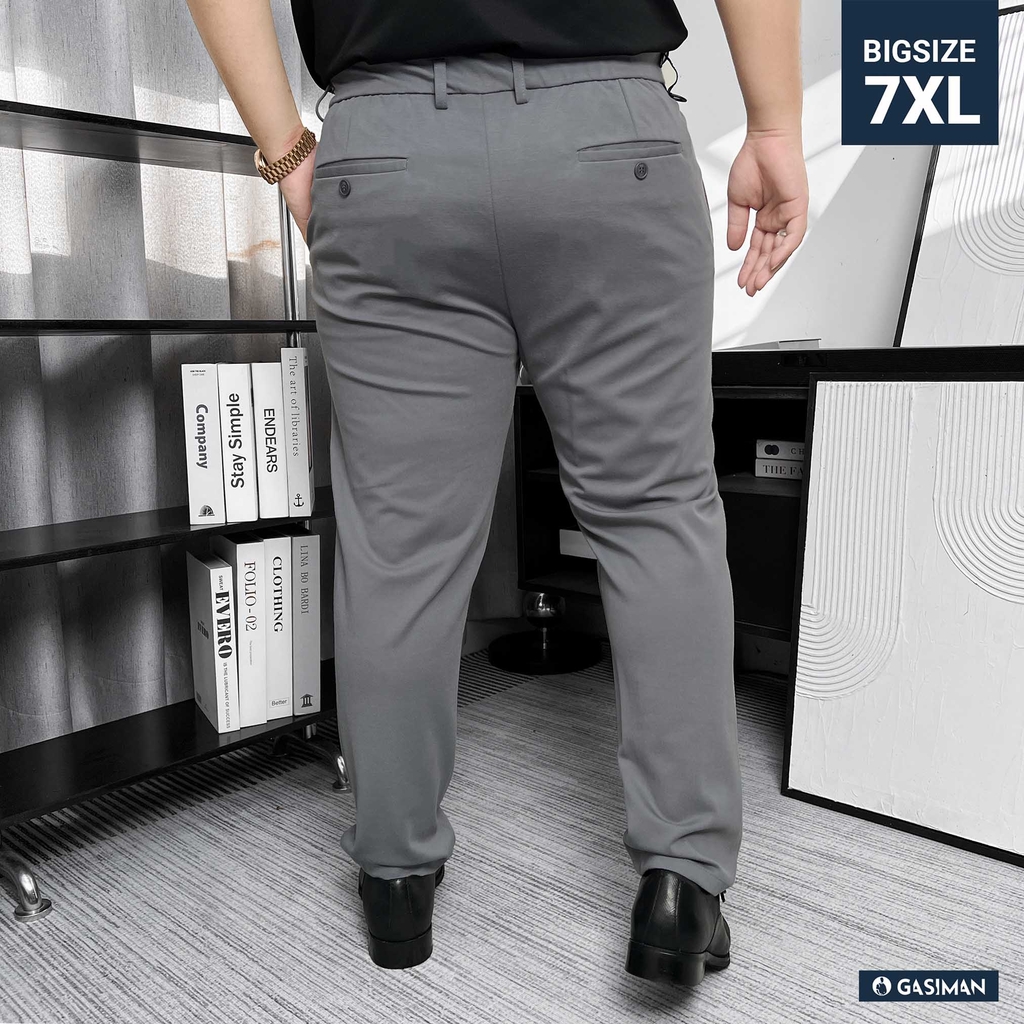 Quần Tây Hàn Quốc Co Giãn 4 Chiều Xám Đậm