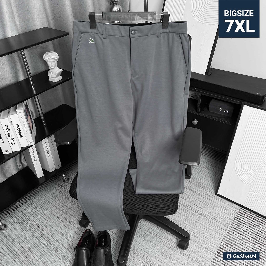 Quần Tây Hàn Quốc Co Giãn 4 Chiều Xám Đậm