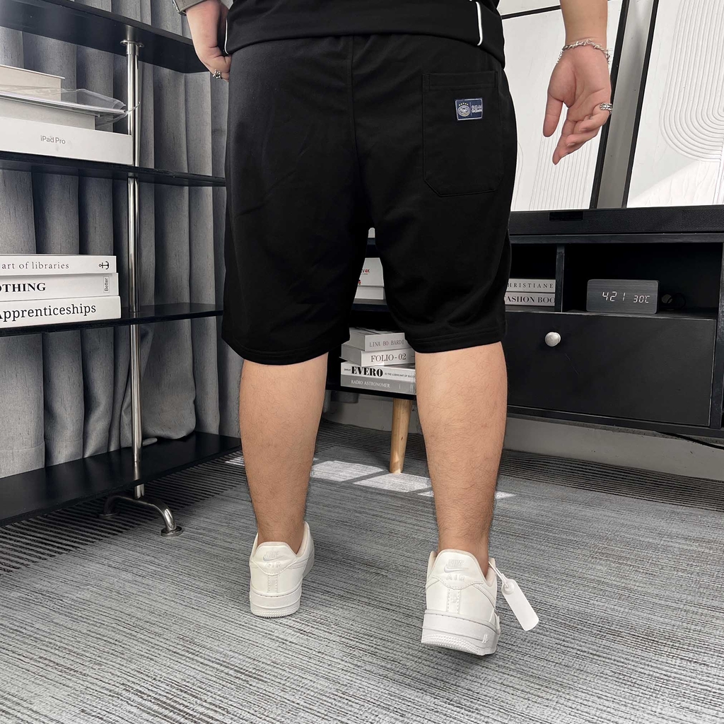 Quần Thun ngắn Big size Phối Viền in chữ National