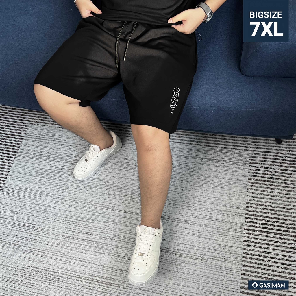 Quần Thun ngắn Big size Xẻ tà Túi zip