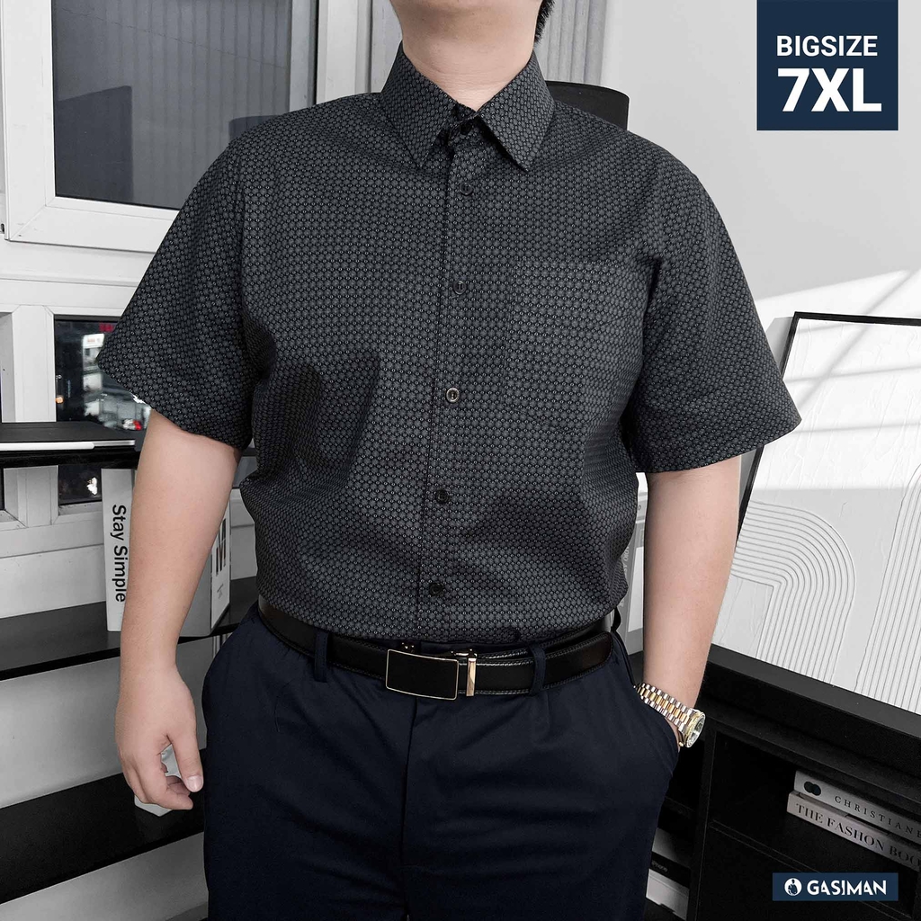 Áo Sơ Mi Tay ngắn Bigsize Hoạ tiết Hoa Nhí