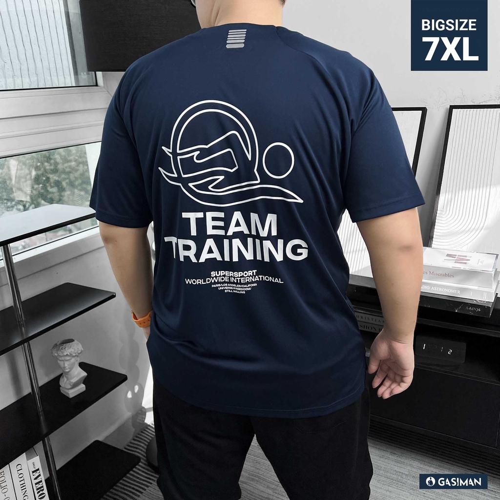 Áo thun Thể thao Big size Freestyle Stroke màu Xanh đen