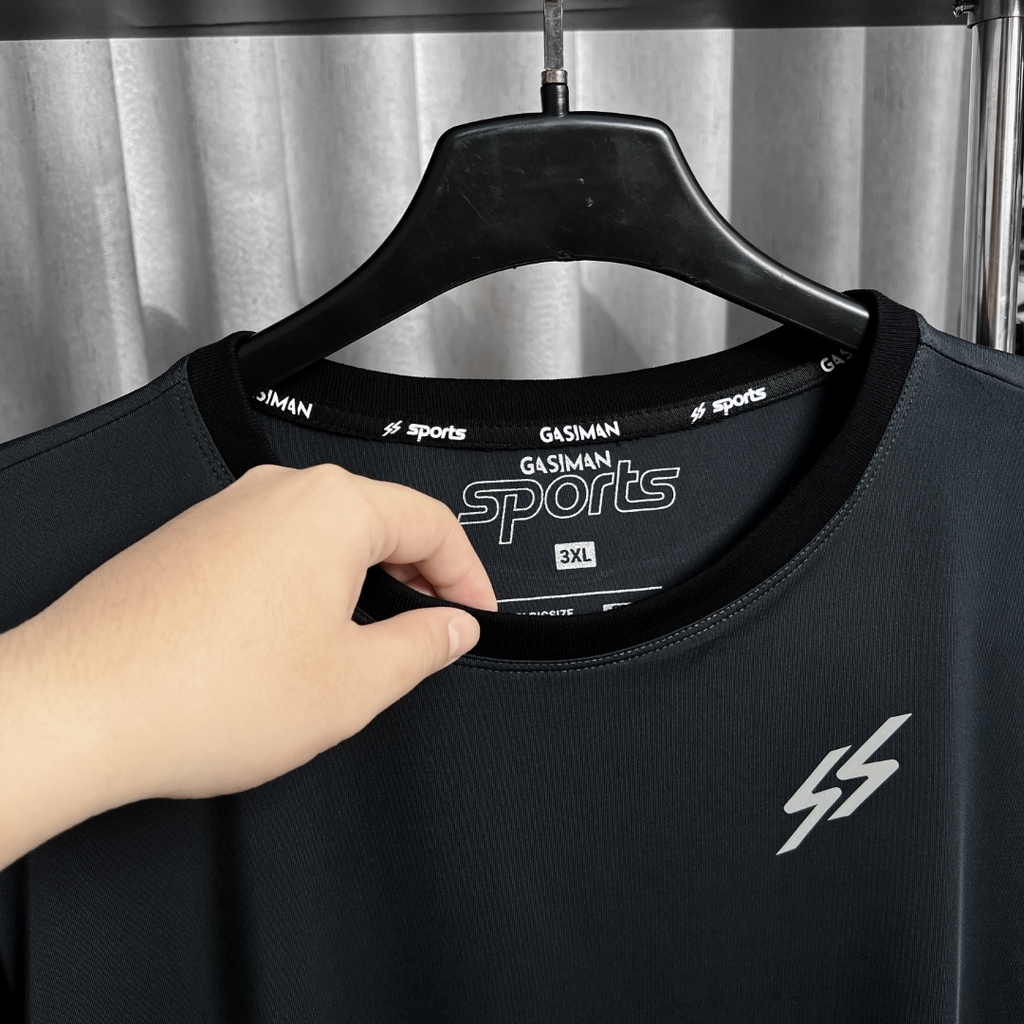 Áo Thun Thể thao Bigsize Logo Phản quang Màu Xám