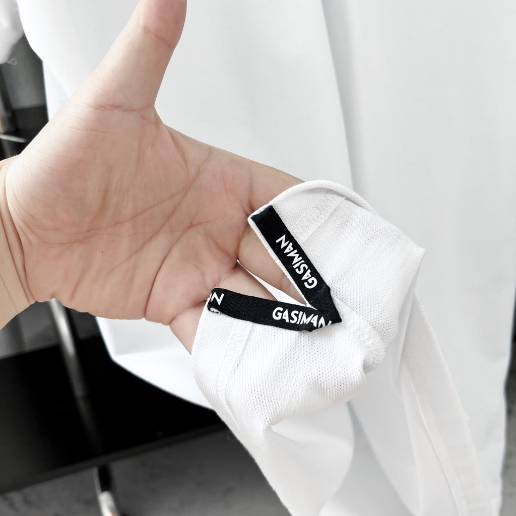 Áo Polo Bigsize Thêu I Love VietNam Màu Trắng