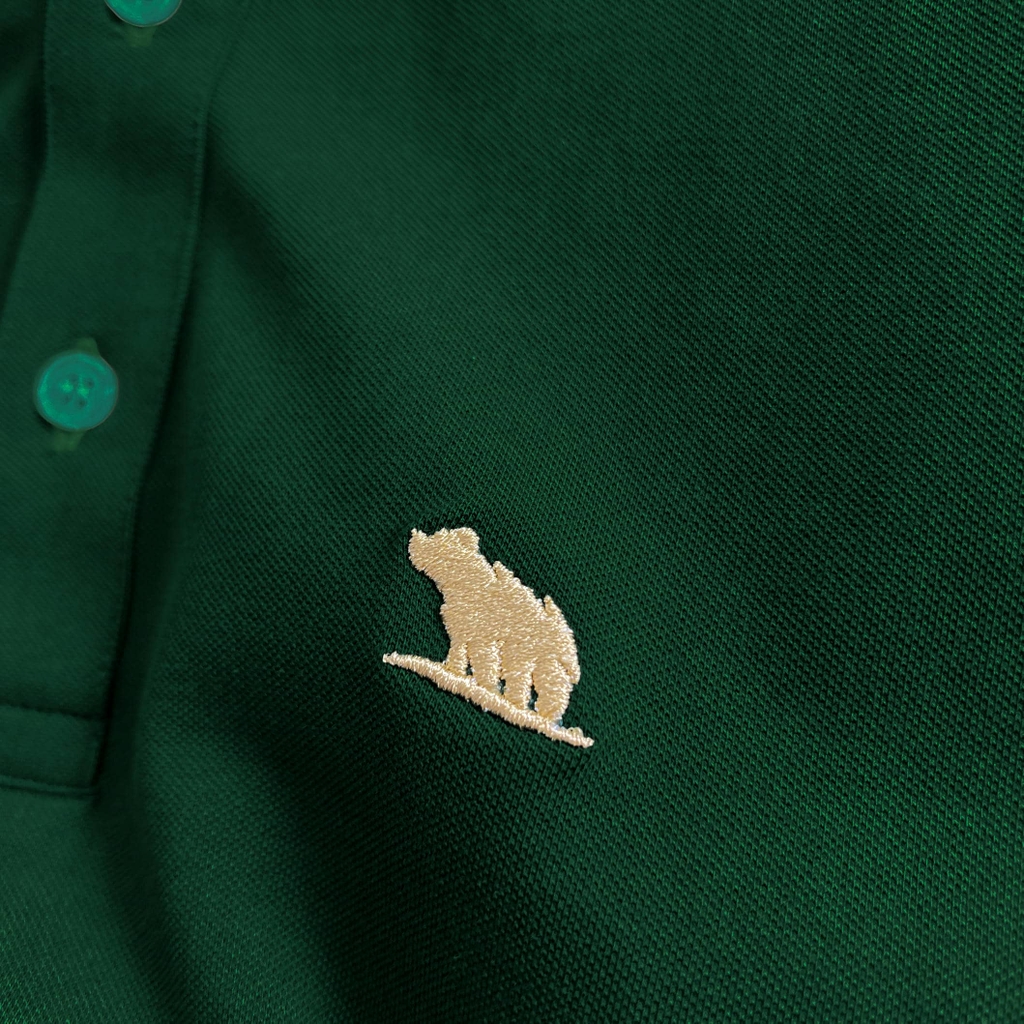 Áo Polo Bigsize Thêu con Gấu Màu Xanh rolex