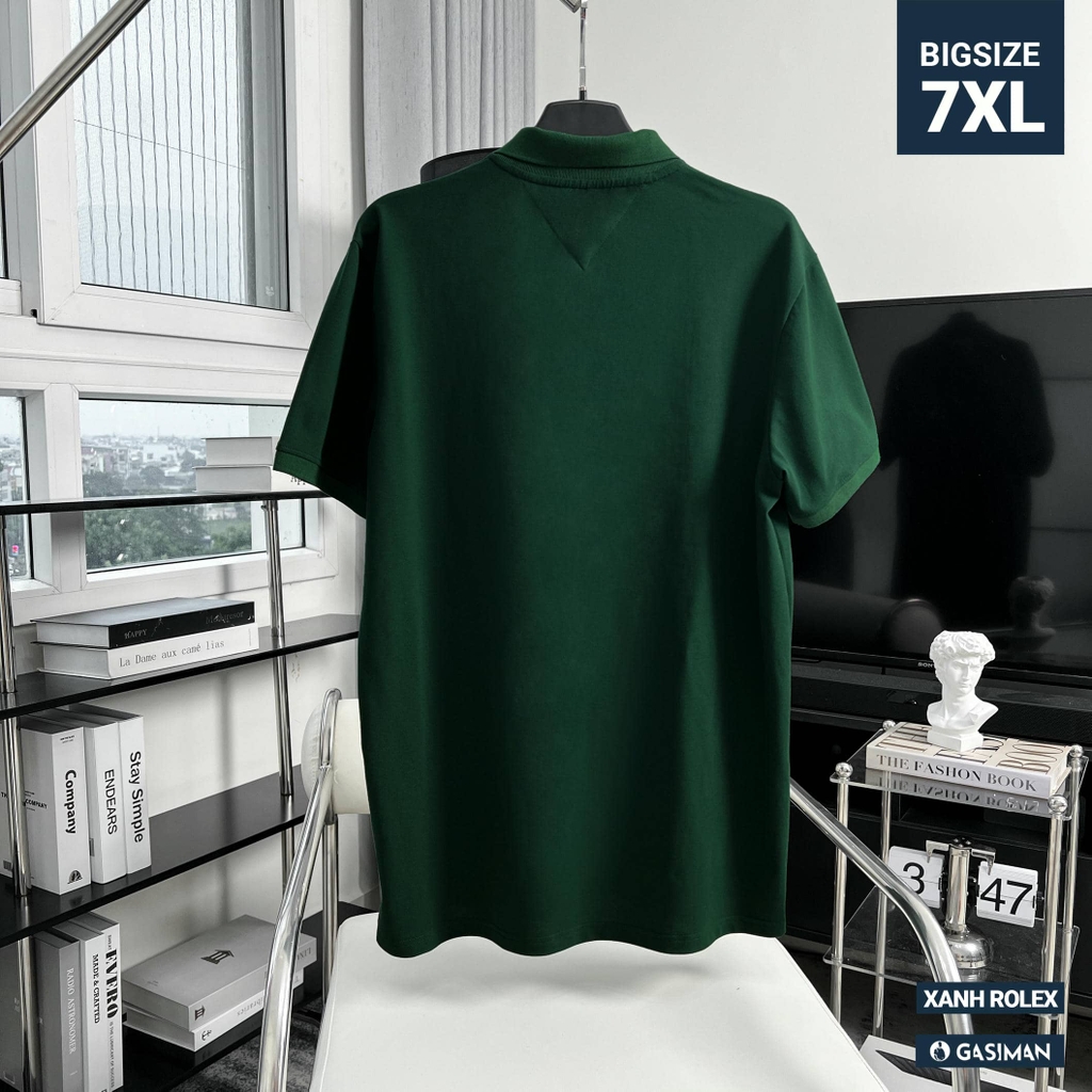 Áo Polo Bigsize Thêu con Gấu Màu Xanh rolex