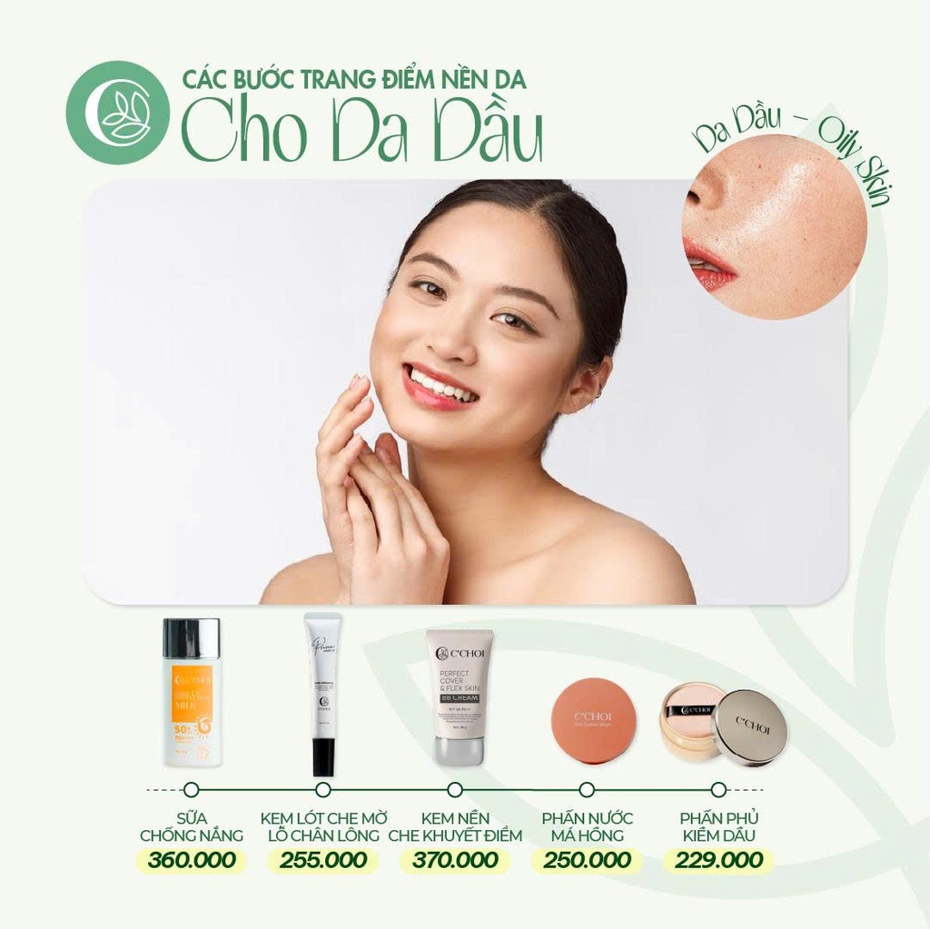 Kem Nền Che Khuyết Điểm C'Choi - Perfect Cover & Flex Skin BB Cream