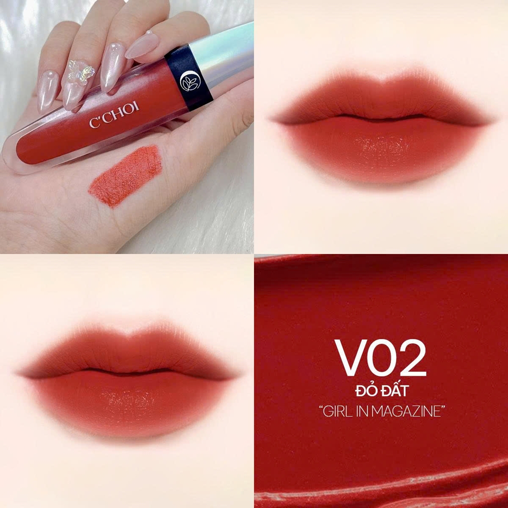 Son kem nhung C’Choi - Velvet & Matte Lip Cream