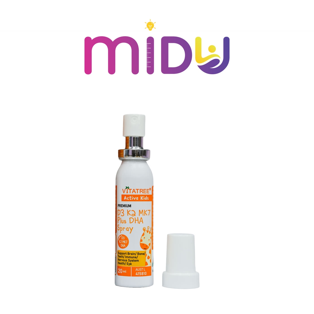 Thực phẩm bảo vệ sức khỏe Premium D3 K2 MK7 Plus DHA Spray