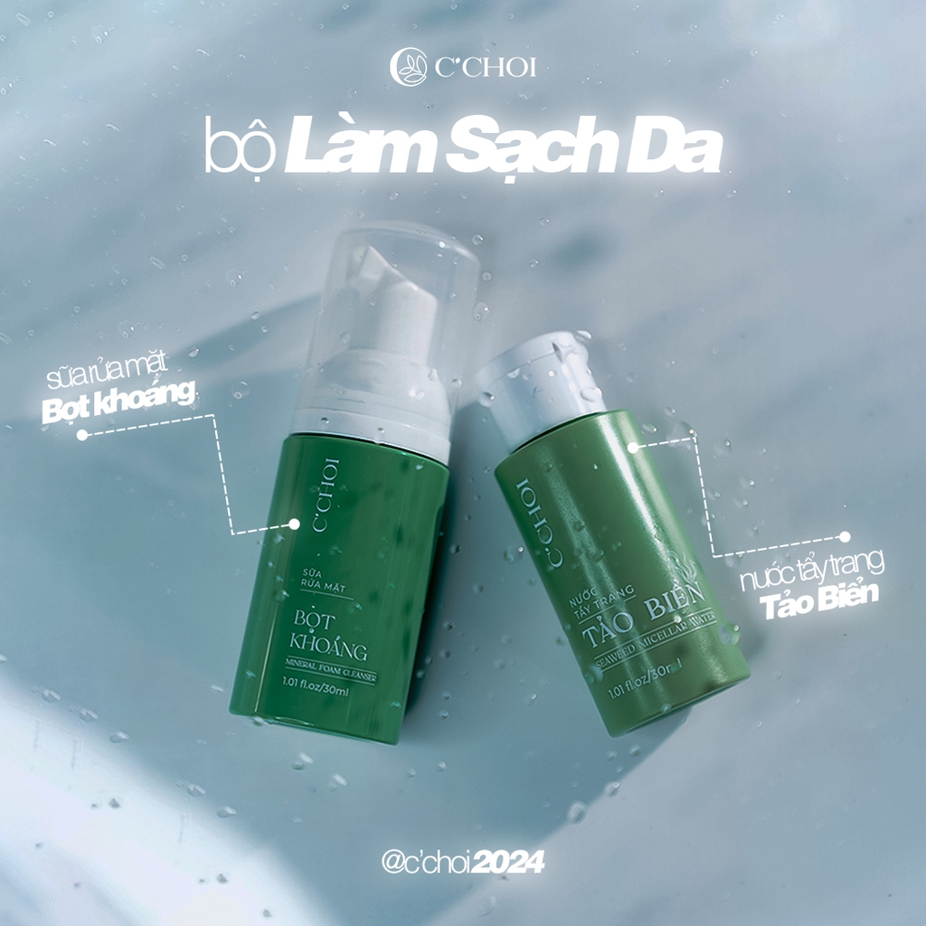 Bộ sản phẩm làm sạch da C’Choi - Minikit