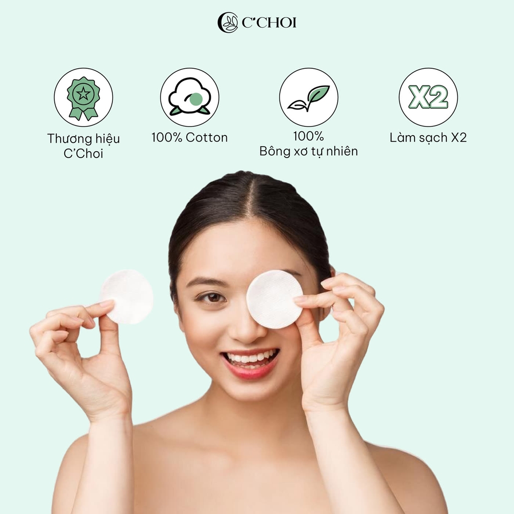 Bông làm sạch da - Skin cleansing cotton