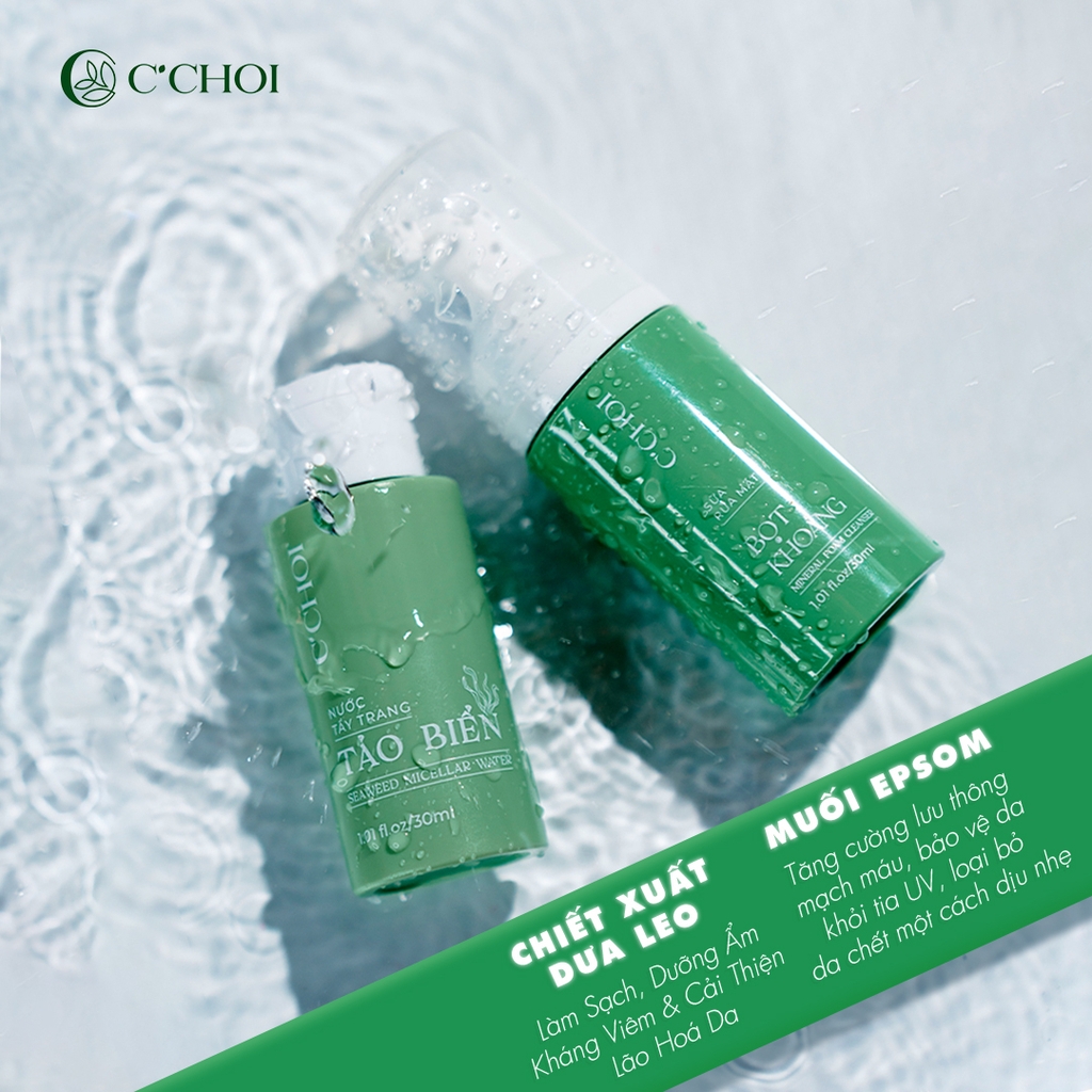 Bộ sản phẩm làm sạch da C’Choi - Minikit