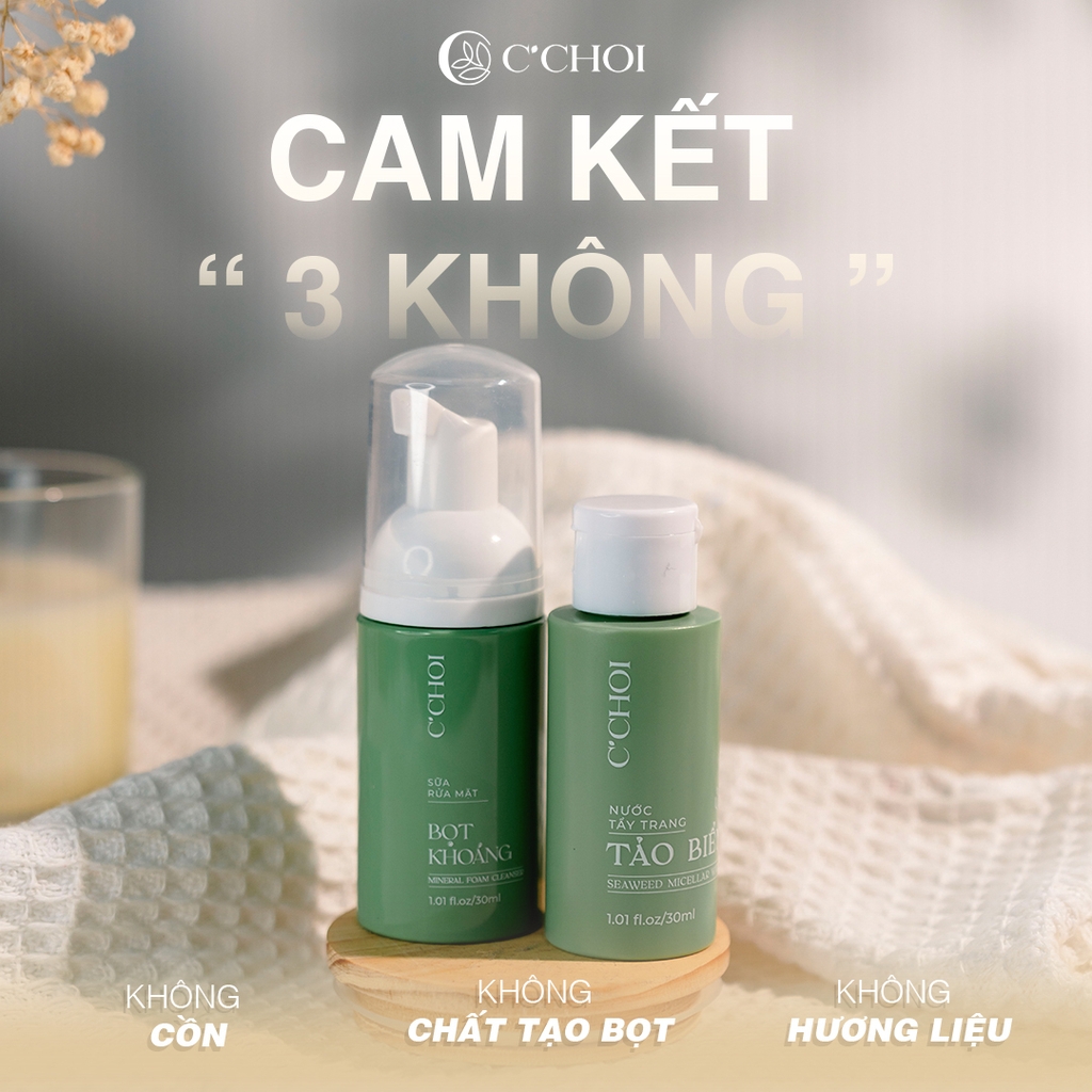 Bộ sản phẩm làm sạch da C’Choi - Minikit