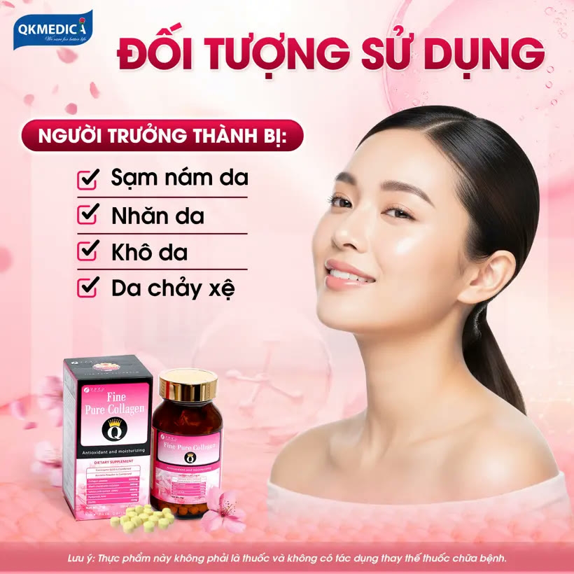 Thực phẩm bảo vệ sức khỏe Fine Pure Collagen Q (hộp 375 viên)