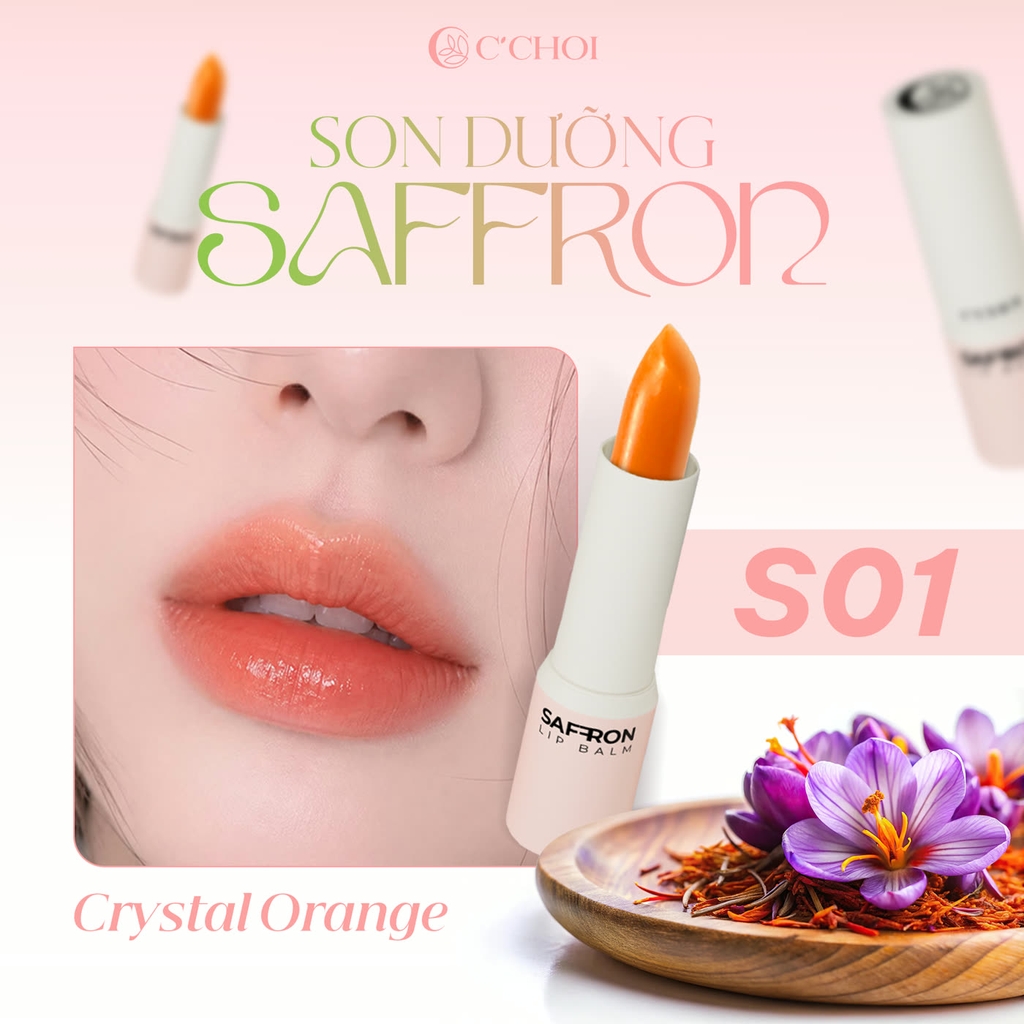 Son Dưỡng Saffron C’Choi Có Màu
