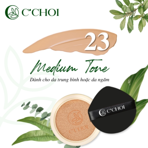 Combo phấn nước + lõi C'Choi Herbal DD Cushion
